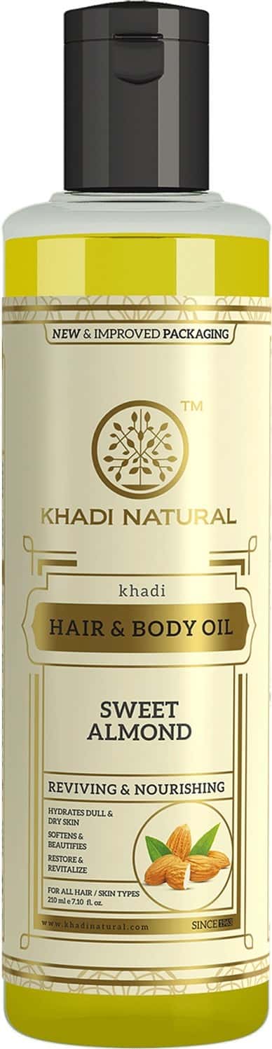 Khadi Natural Sweet Almond Oil 210 Ml