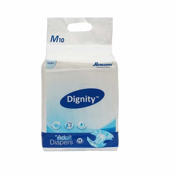 Romsons Dignity Adult M Diapers 10