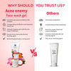 Ayouthveda Acne Enemy Face Wash Gel With Alpha-Cure Complex To Combat Acne & Control Oil 100 Ml