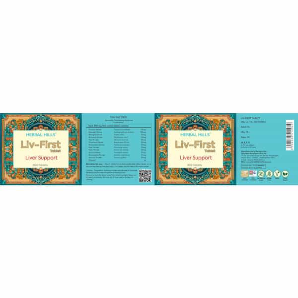 Herbal Hills Liv First Value Pack 900 Tablets - Pack Of 2