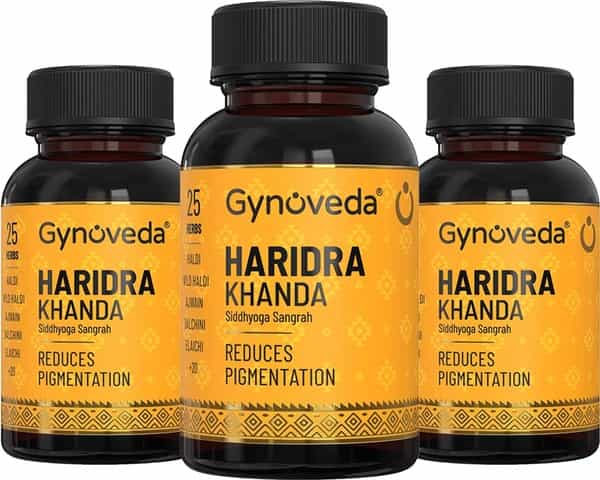 Gynoveda Anti Pigmentation Turmeric Curcumin Skin Care Say No To Acne 3 Bottle 720 Tablets