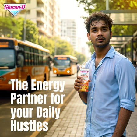 Glucon-D Activon | Electrolyte Energy Drink | Orange Flavour | 200ml