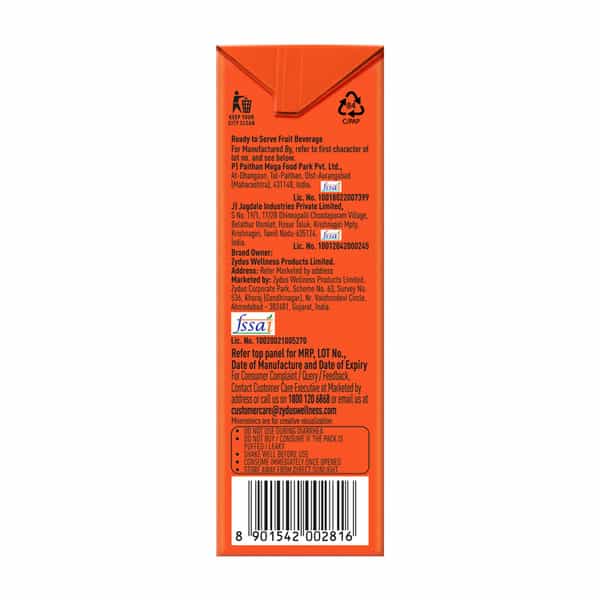 Glucon-D Activon | Ready To Drink Beverage | Replenishes | Reenergizes | Orange Flavour | 200Ml