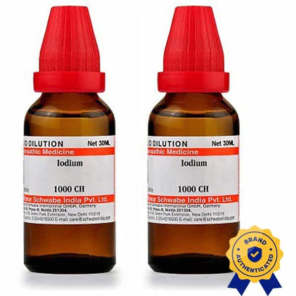 Dr. Willmar Schwabe India Iodium 1000 Ch Dilution Pack Of 2