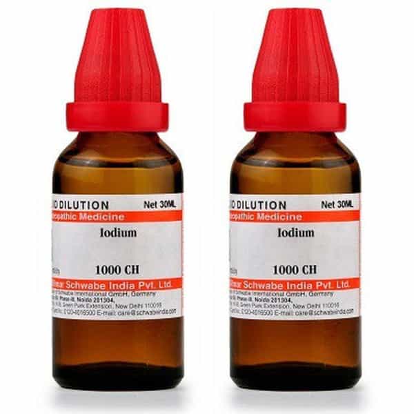 Dr. Willmar Schwabe India Iodium 1000 Ch Dilution Pack Of 2