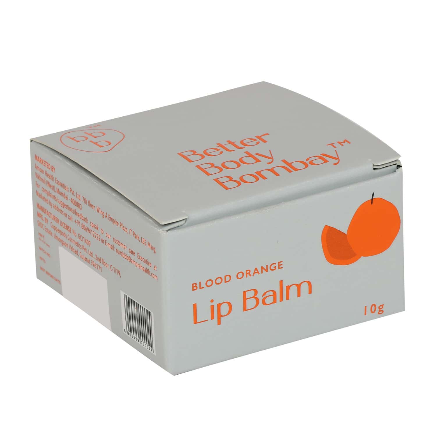 Buy BBB BETTER BODY BOMBAY BLOOD ORANGE LIP BALM FOR DRY, CRACKED