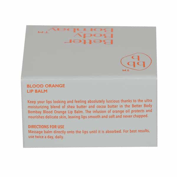 Bbb Better Body Bombay Blood Orange Lip Balm | For Dry | Cracked Lips (10Gms)