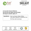 Pure Nutrition Original Himalayan Shilajit Resin - 100% Ayurvedic Shilajit | With Certificate |20G )