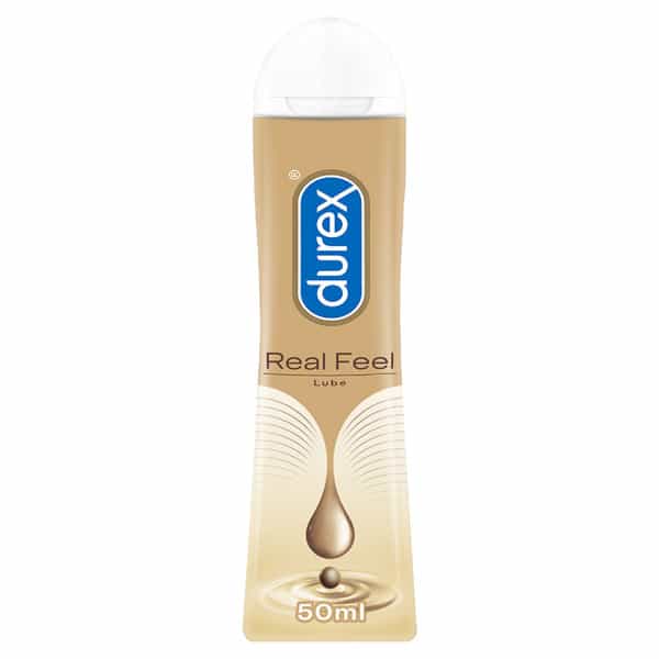 Buy DUREX REAL FEEL LONGLASTING LUBRICANT 50ML SILICONE LUBE LASTS