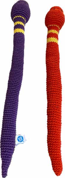 Captain Zack Crochet Snake Dog Toy