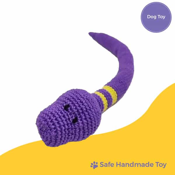 Captain Zack Crochet Snake Dog Toy