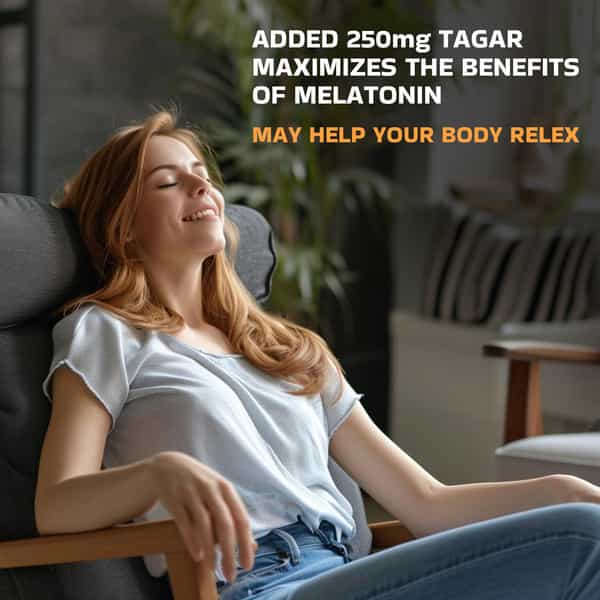 Pure Nutrition Melatonin 5 Mg With 250 Mg Tagar & Chamomile 120 Tabs Pn 2.0