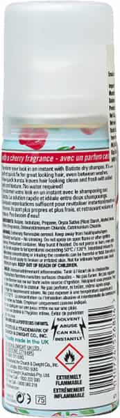Batiste Instant Hair Refresh Dry Shampoo - Fruity & Cheeky Cherry - 50Ml