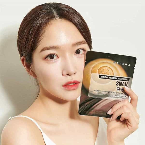 Orjena Natural Moisture Snail Mask Sheet - Pack Of 3