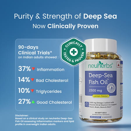 Neuherbs Deep Sea Fish Oil 60 Softgels
