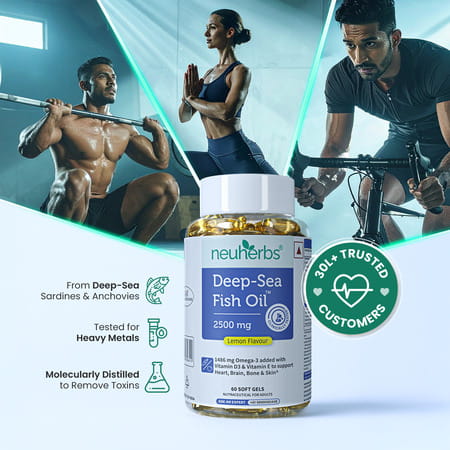 Neuherbs Deep Sea Fish Oil 60 Softgels