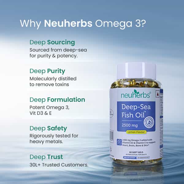 Neuherbs Deep Sea Fish Oil 60 Softgels