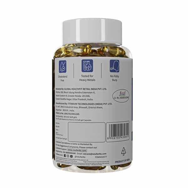 Neuherbs Deep Sea Fish Oil 60 Softgels