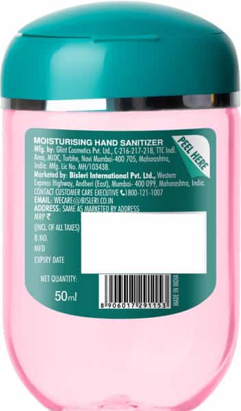 Bisleri Lovely Hand Sanitizer Gel - 50 Ml