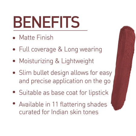 Myglamm Perfect Curves Matte Lip Crayon-Bourbon Candy
