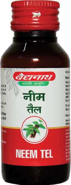 Baidyanath Asli Ayurved Neem Tel 50 Ml (Pack Of 3) For Skin Problems