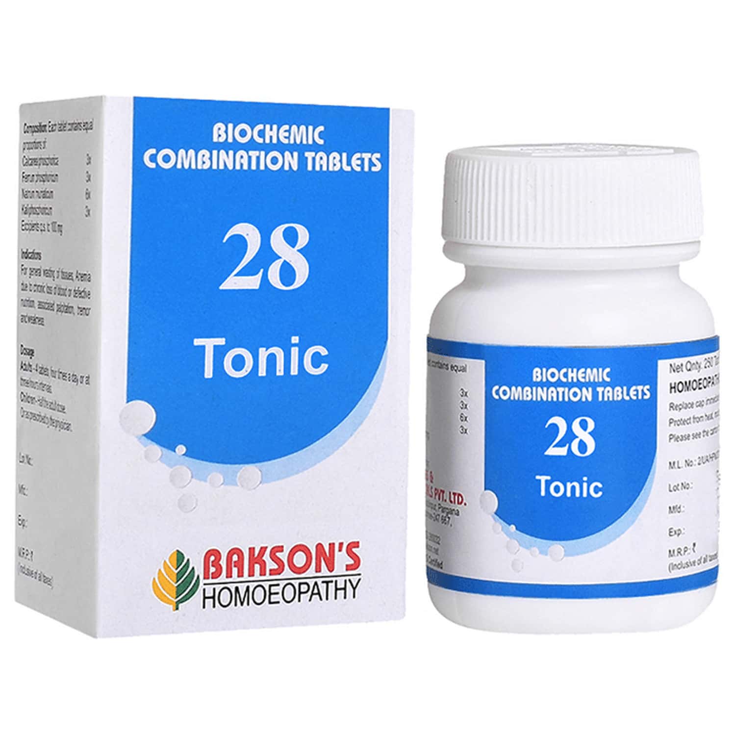 Baksons Homoeopathy Biocombination 28 Tablet 250 No's