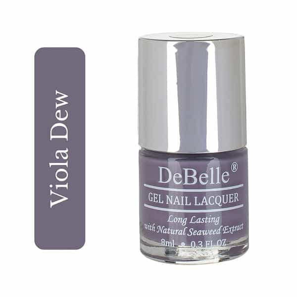 Debelle Gel Nail Polish Gift Set Of 2 Dark Lilac | Mauve 16 Ml (8 Ml Each) .