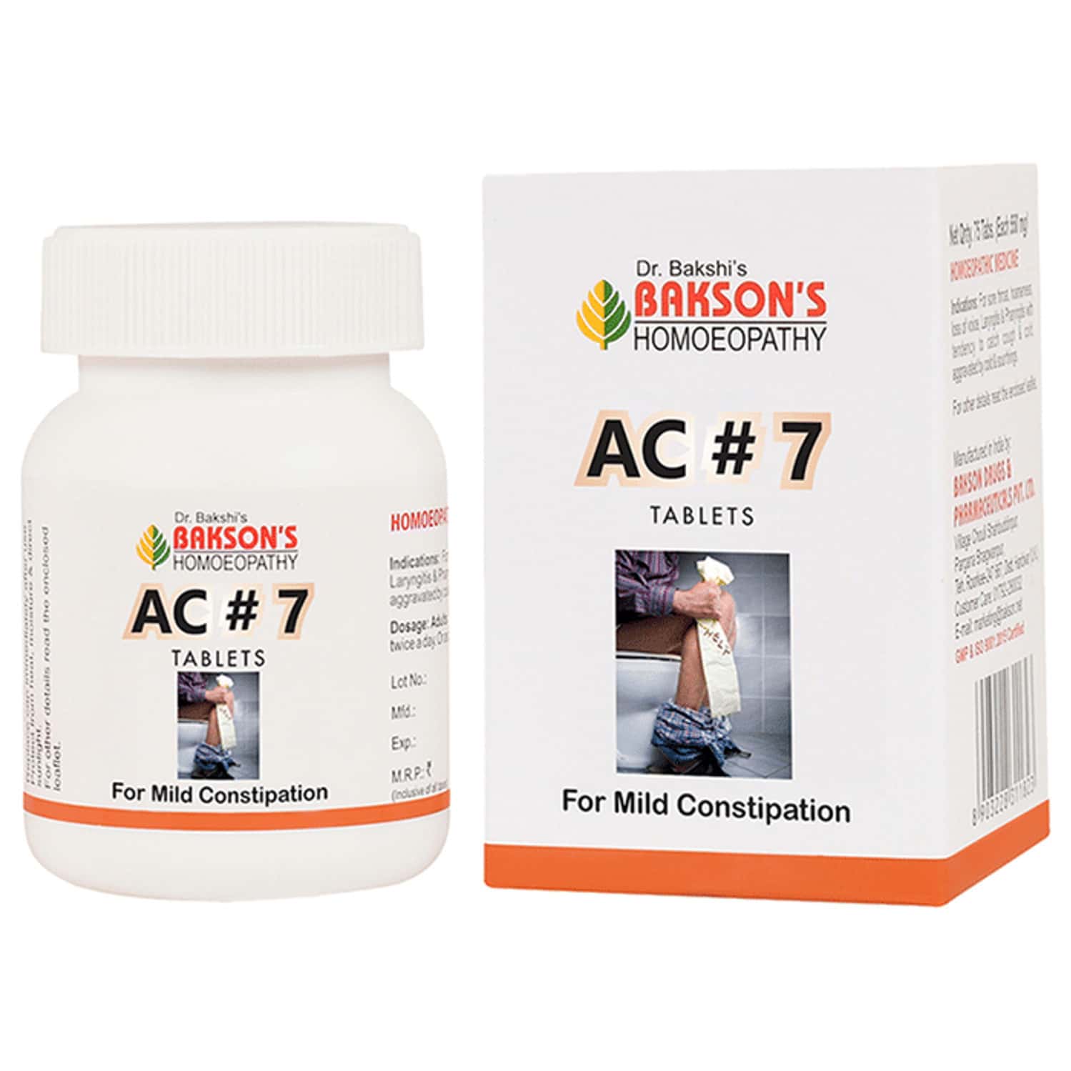 Baksons Homoeopathy Ac#7 Tablet 75 No's