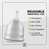 Peesafe Menstrual Hygiene Combo Reusable Menstrual Cups (Large) & Feminine Intimate Wash 105Ml
