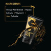 Qraa Men Ultra Radiance Gold Pack With 24K Gold Leaves - Clay Face Mask | 120 G