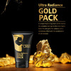 Qraa Men Ultra Radiance Gold Pack With 24K Gold Leaves - Clay Face Mask | 120 G