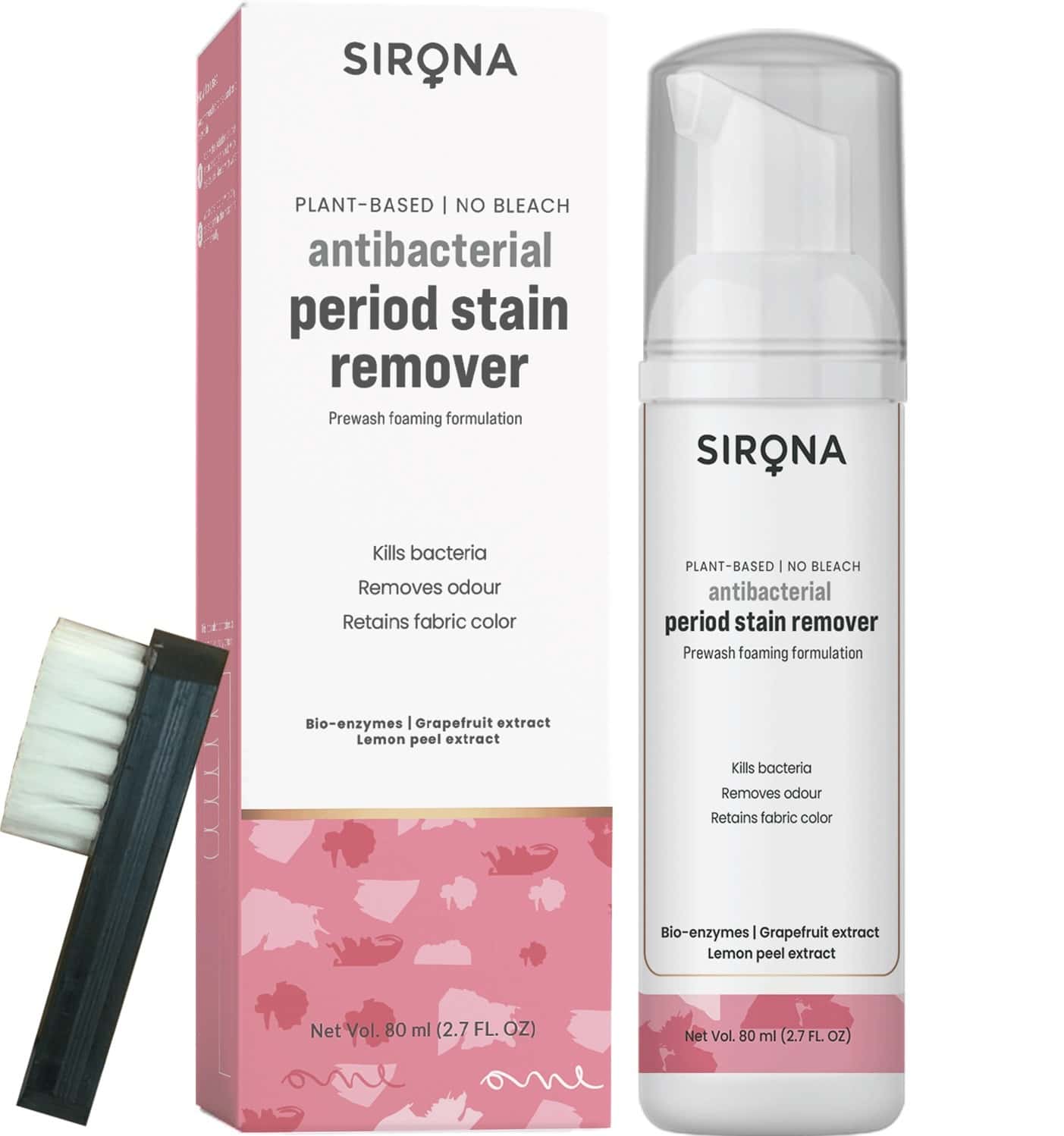 Sirona Antibacterial Period Stain Remover - 80 Ml