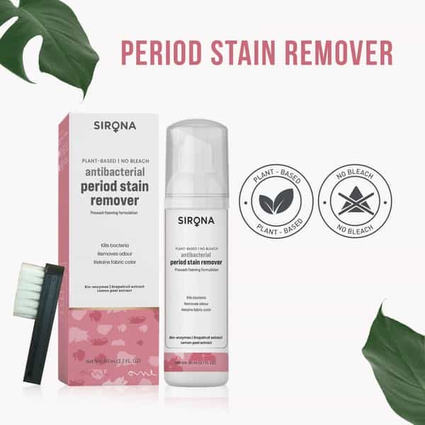 Sirona Antibacterial Period Stain Remover - 80 Ml