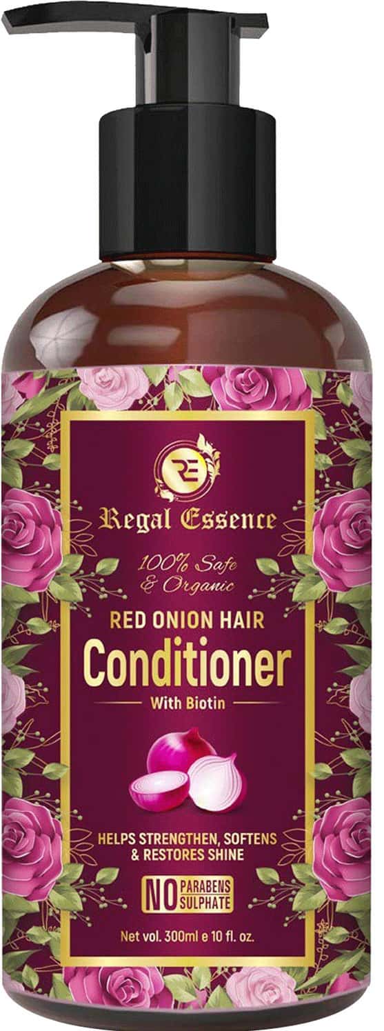 Regal Essence Red Onion Hair Conditioner With Biotin Red Onion Seeds Oil 300 Ml