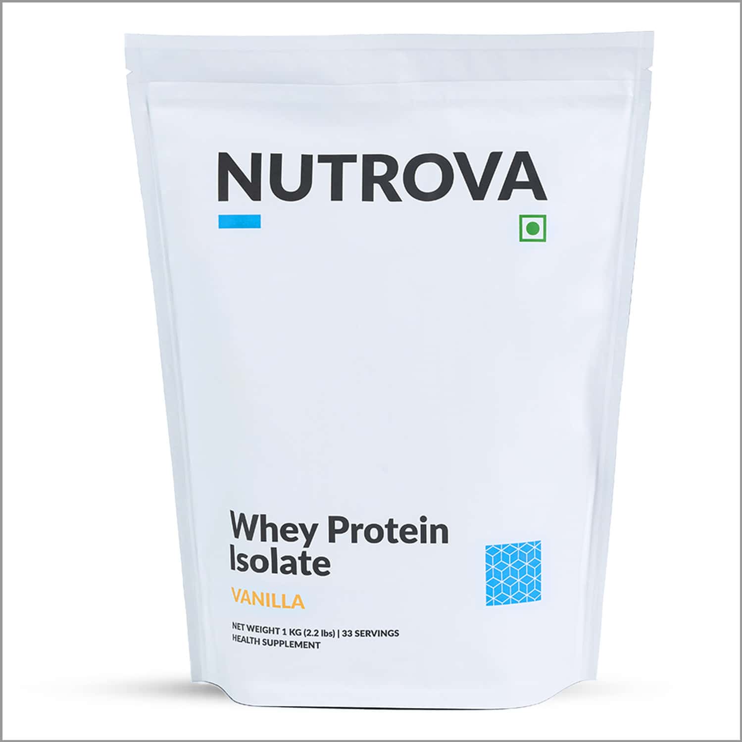 Nutrova Whey Protein Isolate (Vanilla) - 1 Kg