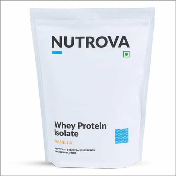 Nutrova Whey Protein Isolate (Vanilla) - 1 Kg