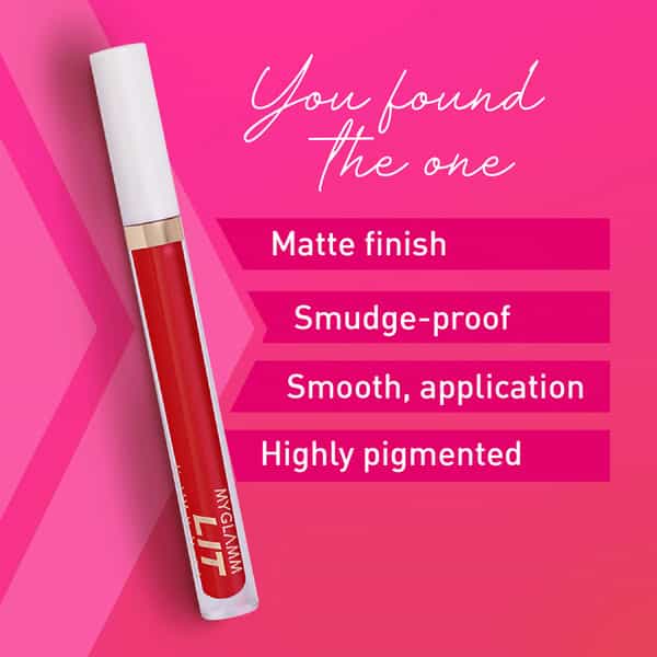 Myglamm Lit Liquid Matte Lipstick-Sicc