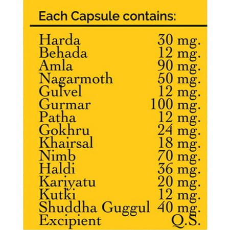 Dr. Vaidya's Lipoherb Ayurvedic Weight Management Bottle Of 30*4 Capsules