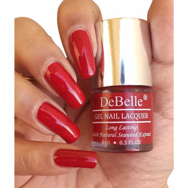 Debelle Gel Nail Polish Gift Set Of 2 Moulin Rouge | Matte Top Coat - 16 Ml
