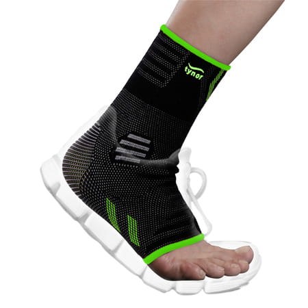 Tynor Ankle Support Air Pro Black & Green Small 1 Unit