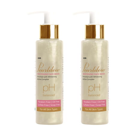 Pearldew Whitening Face Wash 100 Ml | Berberry & Green Tea | Paraben Free (Pack Of 3)