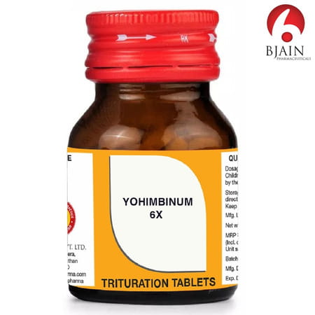 Bjain Yohimbinum Trituration Tablet 6x | 25gm