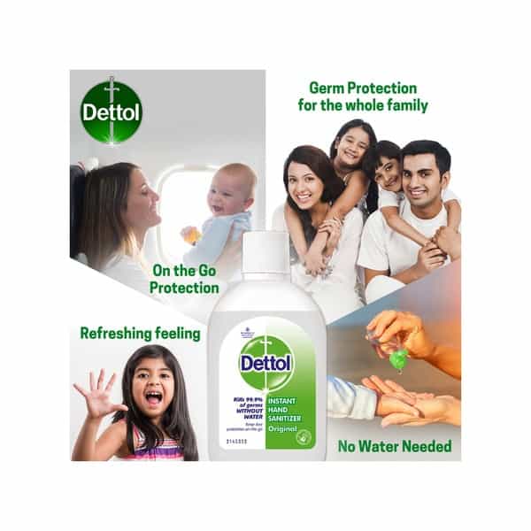 Dettol Instant Hand Sanitizer Bottle Of 60 Ml