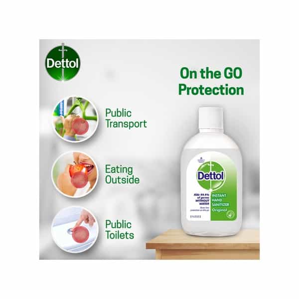 Dettol Instant Hand Sanitizer Bottle Of 60 Ml