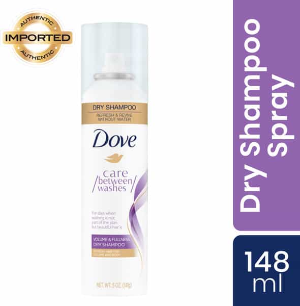 Dove Volume And Fullness Dry Shampoo For Oily Scalp Lightweight Formula For Clean Hair- 148Ml