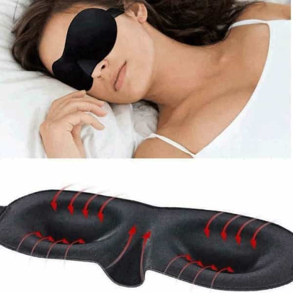 Besafe Forever Sleeping Eye Mask For Men/Women Eye Cover/ Blind Black L