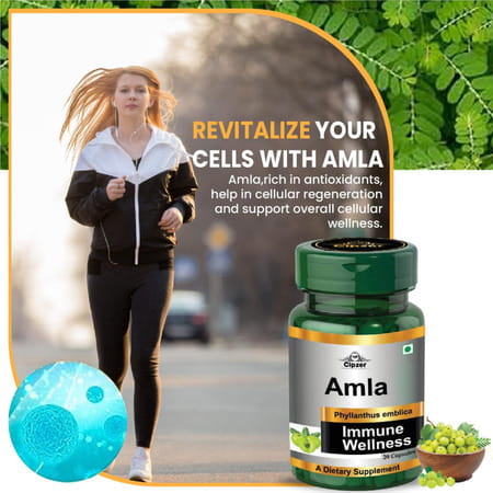 Cipzer Amla Revitalize And Rejuvenate For Glowing Skin And Anti-Ageing Benefits-30 Capsules