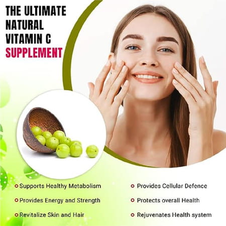 Cipzer Amla Revitalize And Rejuvenate For Glowing Skin And Anti-Ageing Benefits-30 Capsules