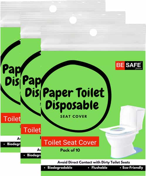 Besafe Forever Disposable Paper Toilet Seat Cover 30 Sheets Green