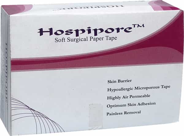 Hospipore Surgical Paper Tape 3"*9Mtr 4 Rolls